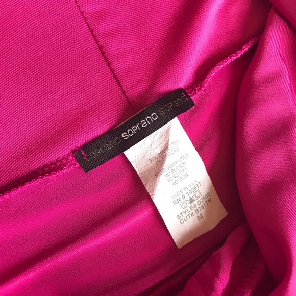 Soprano Twist Strap Accordian Style Pleated Dress - Picture 7 of 8